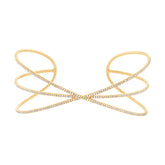 0.44ct 14k Yellow Gold Diamond Bangle